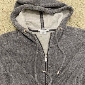 Lacoste Zip Up Hoodie Size 32 (XS)